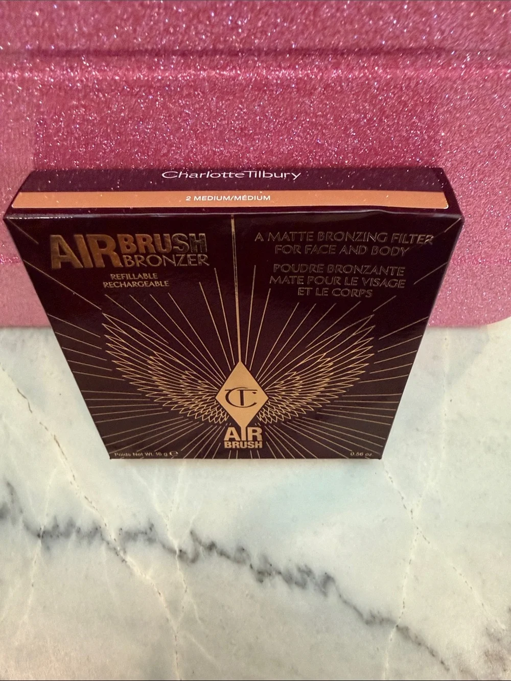 Charlotte Tilbury Airbrush Bronzer - Matte Bronzing Powder 2Medium